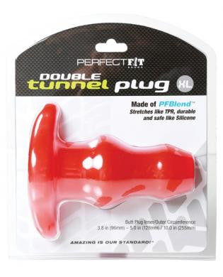 X-Large Double Tunnel Plug - Red