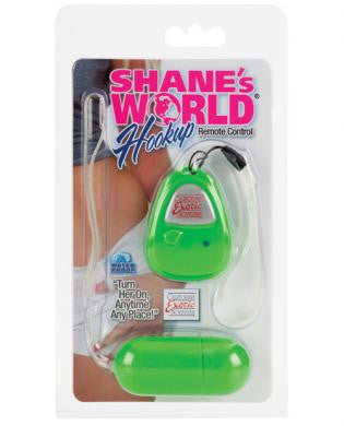 Shane&#039;s world hookup remote control - green