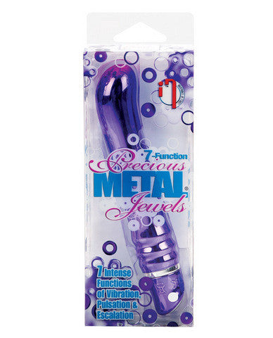 Precious metal jewels 7 function sensuous g - purple