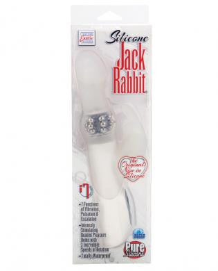 Silicone jack rabbit - white