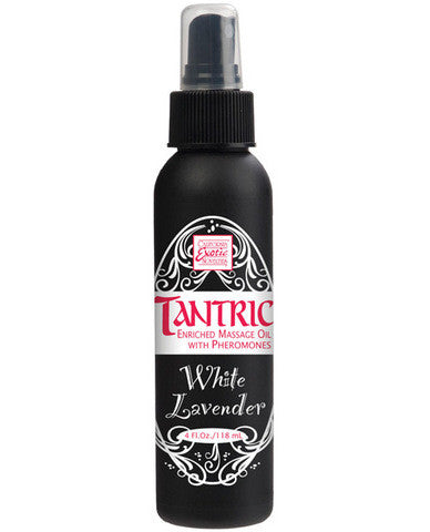 Tantric massage oil w/pheromones - white lavender