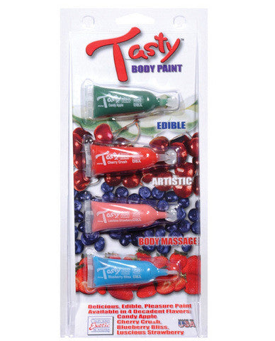 Tasty body paint  .34 oz - 4 flavors