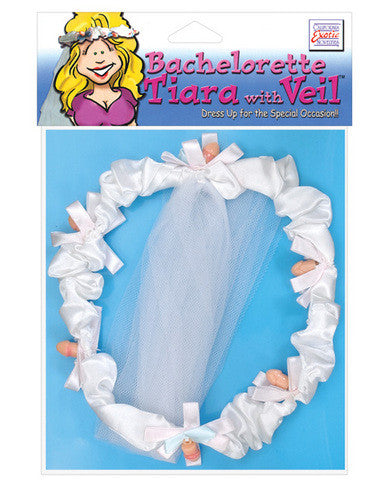 Bachelorette tiara w/veil