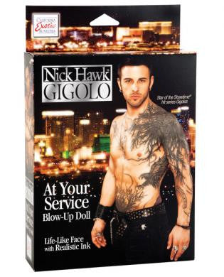 Nick Hawk Gigolo At Your Service Blow Up Doll