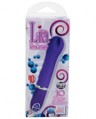 Lia encaser 10 function waterproof stimulator - purple