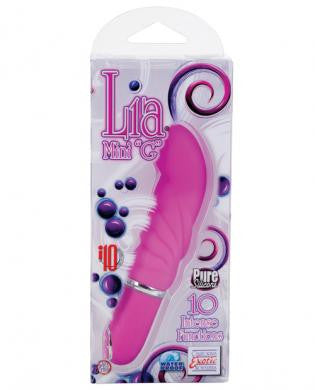Lia mini g 10 function waterproof vibrator - pink