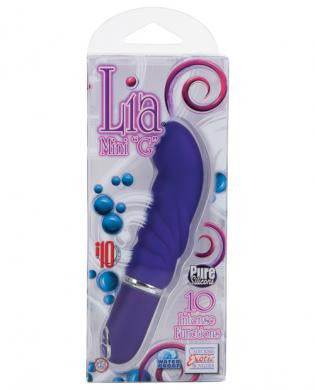 Lia mini g 10 function waterproof vibrator - purple