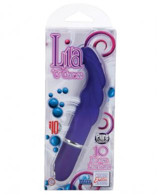 Lia g caress 10 function waterproof vibrator - purple