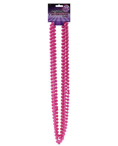 Night to remember party beads - pink pack of 5