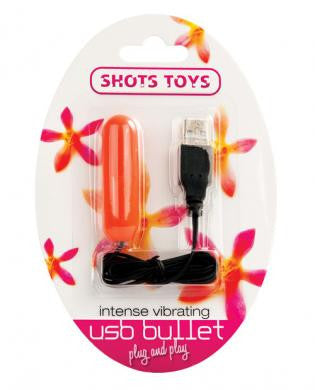 Shots intense vibe usb bullet - orange
