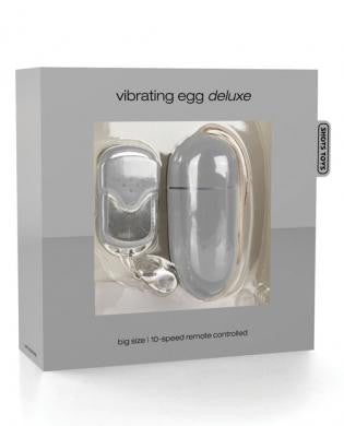 Shots vibrating egg deluxe - silver