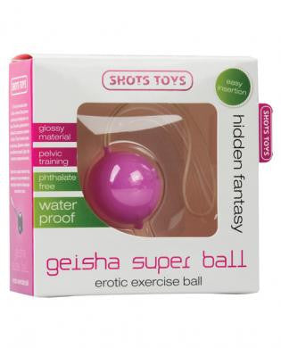 Shots toys geisha super ball erotic exercise ball waterproof - pink