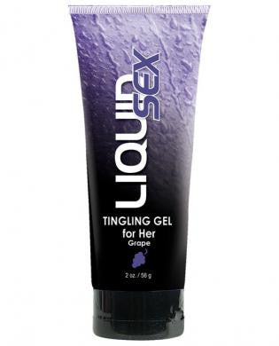 Tlc liquid sex tingling gel for her 2 oz - grape