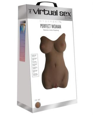 Cyberskin virtual sex ultra perfect woman realistic erotic plaything - dark