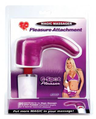 Magic massager pleasure attachment g-spot pleaser - magenta