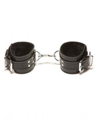 X-Play Passion Fur Wrist Cuffs - Black